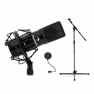 Auna Mikrofónový set, stojan, mikrofón a pop filter vyobraziť