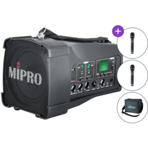 MiPro MA-100DB Vocal Dual Set Batériový PA systém vyobraziť
