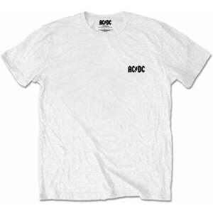 AC/DC Tričko Black Ice Unisex White XL vyobraziť
