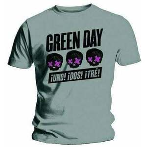 Green Day Tričko hree Heads Better Than One Grey S vyobraziť