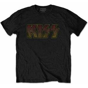 Kiss Tričko Vintage Classic Logo Black S vyobraziť