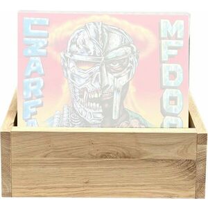 Music Box Designs A Vulgar Display of Vinyl 12" Vinyl Storage Box na LP platne Natural vyobraziť