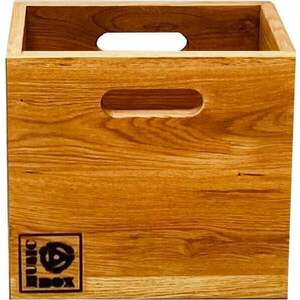Music Box Designs 7" Vinyl Storage Singles Going Steady Box na LP platne Oiled Oak vyobraziť
