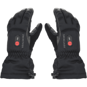 Sealskinz Waterproof Heated Gauntlet Glove Black S Cyklistické rukavice vyobraziť