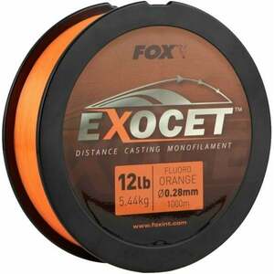 Fox Fishing Exocet Fluoro Mono Fluoro Orange 0, 26 mm 4, 9 kg 1000 m Vlasec vyobraziť