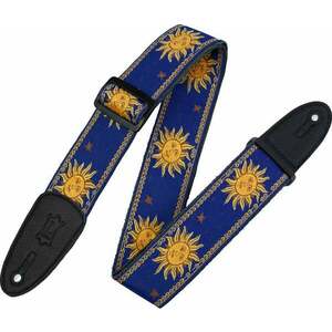 Levys MPJG-SUN-BLU Print Series 2" Sun Design Jacquard Weave Guitar Strap Blue vyobraziť