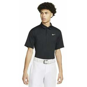 Nike Dri-Fit Tour Mens Solid Golf Polo Black/White L vyobraziť