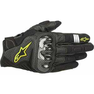 Alpinestars SMX-1 Air V2 Gloves Black/Yellow Fluo 3XL Rukavice vyobraziť