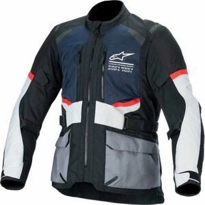 Alpinestars Andes Air Drystar Jacket Deep Blue/Black/Ice Gray 3XL Textilná bunda vyobraziť