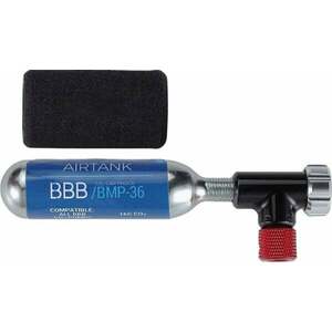 BBB Co2 EasyAir Pump + Cartridge Black CO2 pumpa vyobraziť