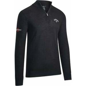 Callaway 1/4 Blended Mens Merino Sweater Black Ink 2XL vyobraziť