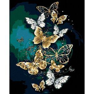 Zuty Zlaté biele motýle vyobraziť