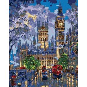 Zuty Diamantové maľovanie Londýn v noci vyobraziť