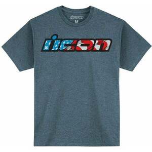 ICON - Motorcycle Gear Old Glory T-Shirt - S Tričko vyobraziť