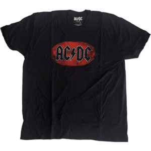 AC/DC Tričko Oval Logo Vintage Unisex Black S vyobraziť