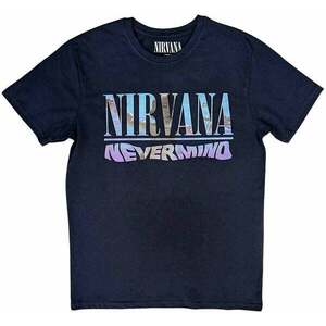 Nirvana Tričko Nevermind Unisex Navy S vyobraziť