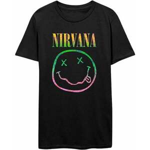 Nirvana Tričko Sorbet Ray Smiley Unisex Black S vyobraziť