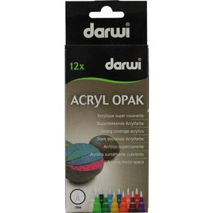 Darwi Acryl Opak Marker Set Mix 12 x 3 ml vyobraziť