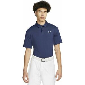 Nike Dri-Fit Tour Mens Solid Golf Polo Midnight Navy/White L vyobraziť