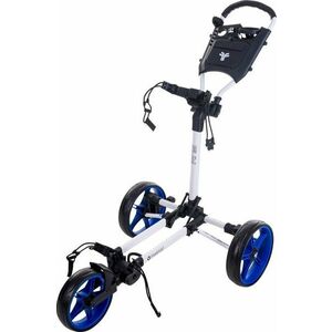 Fastfold Slim White/Cobalt Manuálny golfový vozík vyobraziť