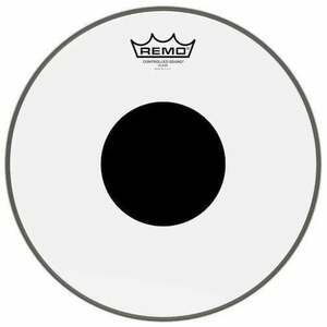 Remo Controlled Sound Clear Black Dot 10" Blana na bubon vyobraziť