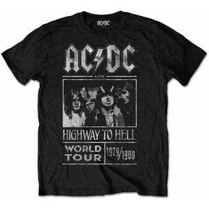 AC/DC Tričko Highway to Hell World Tour 1979/1989 Black 2XL vyobraziť