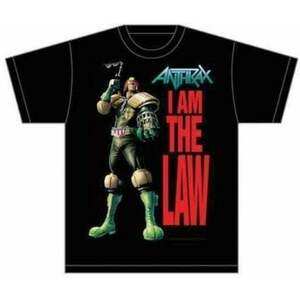 Anthrax Tričko I am the Law Black M vyobraziť