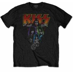 Kiss Tričko Neon Band Black S vyobraziť