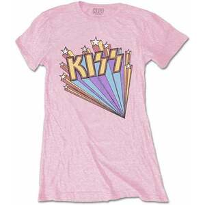 Kiss Tričko Stars Pink S vyobraziť