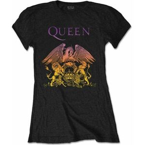 Queen Tričko Gradient Crest Black S vyobraziť