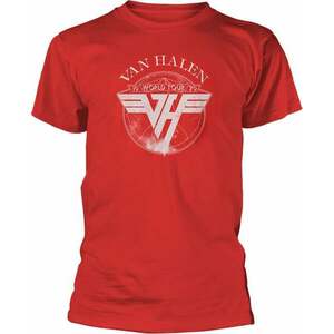Van Halen Tričko 1979 Tour Red M vyobraziť