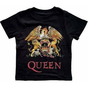 Queen Tričko Classic Crest Black 5 rokov vyobraziť