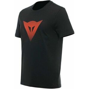 Dainese T-Shirt Logo Black/Fluo Red 2XL Tričko vyobraziť