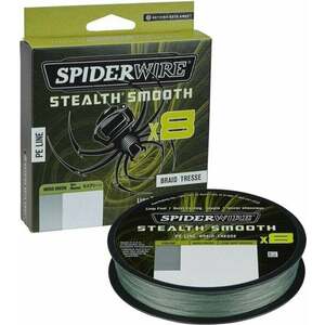 SpiderWire Stealth® Smooth8 x8 PE Braid Moss Green 0, 09 mm 7, 5 kg-16 lbs 150 m Šnúra vyobraziť