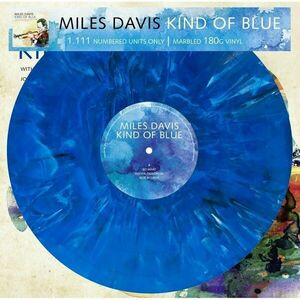 Miles Davis - Kind Of Blue (Limited Edition) (Numbered) (Reissue) (Blue Marbled Coloured) (LP) vyobraziť