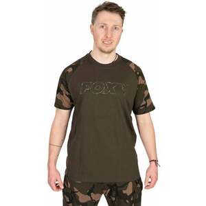Fox Fishing Tričko Khaki/Camo Outline T-Shirt - S vyobraziť