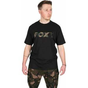 Fox Fishing Tričko Black/Camo Logo T-Shirt - S vyobraziť