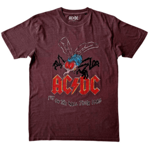AC/DC Tričko Fly On The Wall Tour Maroon 2XL vyobraziť