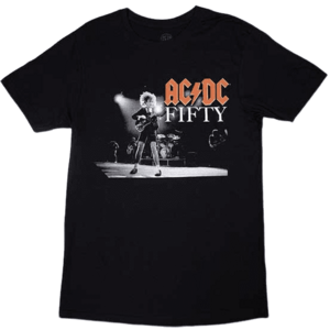 AC/DC Tričko On Stage Fifty Black S vyobraziť