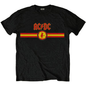 AC/DC Tričko Logo & Stripe Black S vyobraziť