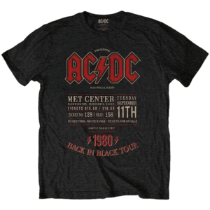 AC/DC Tričko Minnesota Black XL vyobraziť