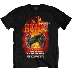 AC/DC Tričko FTATR 40th Flaming Black S vyobraziť