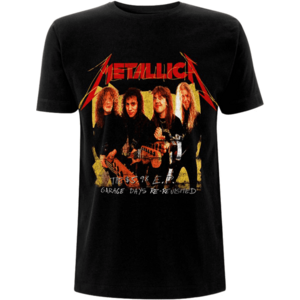 Metallica Tričko Garage Photo Yellow Black S vyobraziť