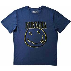 Nirvana Tričko Inverse Smiley Blue S vyobraziť