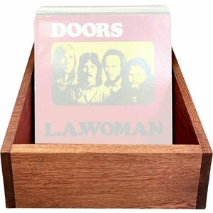 Music Box Designs A Vulgar Display of Vinyl 12" Vinyl Storage Box na LP platne Rosewood vyobraziť