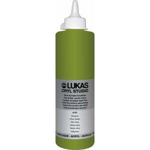 Lukas Cryl Studio Plastic Bottle Akrylová farba Olive Green 500 ml 1 ks vyobraziť