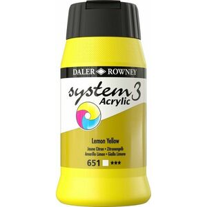 Daler Rowney System3 Akrylová farba Lemon Yellow 500 ml 1 ks vyobraziť