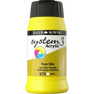 Daler Rowney System3 Akrylová farba Process Yellow 500 ml 1 ks vyobraziť