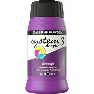 Daler Rowney System3 Akrylová farba 500 ml Velvet Purple vyobraziť