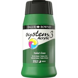 Daler Rowney System3 Akrylová farba Hooker's Green 500 ml 1 ks vyobraziť